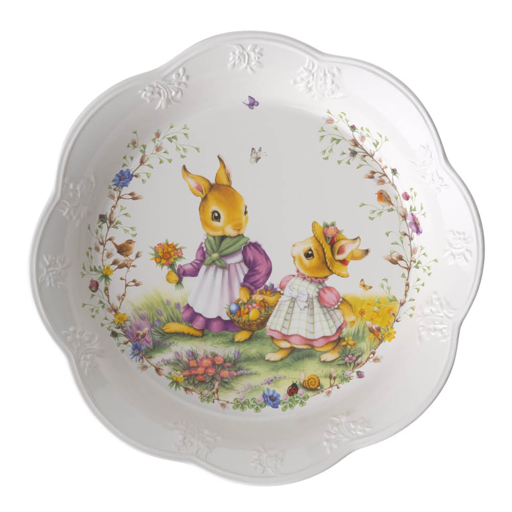 Villeroy & Boch Spring Fantasy Flower Meadow serveringsskål 65 cl grön/vit