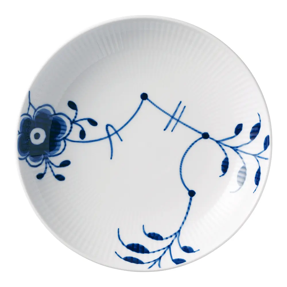 Blue Fluted Mega Syvä lautanen 20 cm