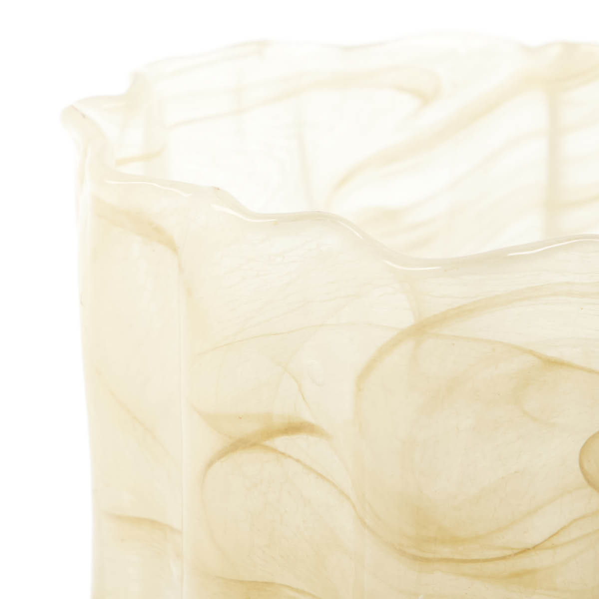 House Doctor Curl Kynttilälyhty 10x11,5 cm 2 kpl Beige