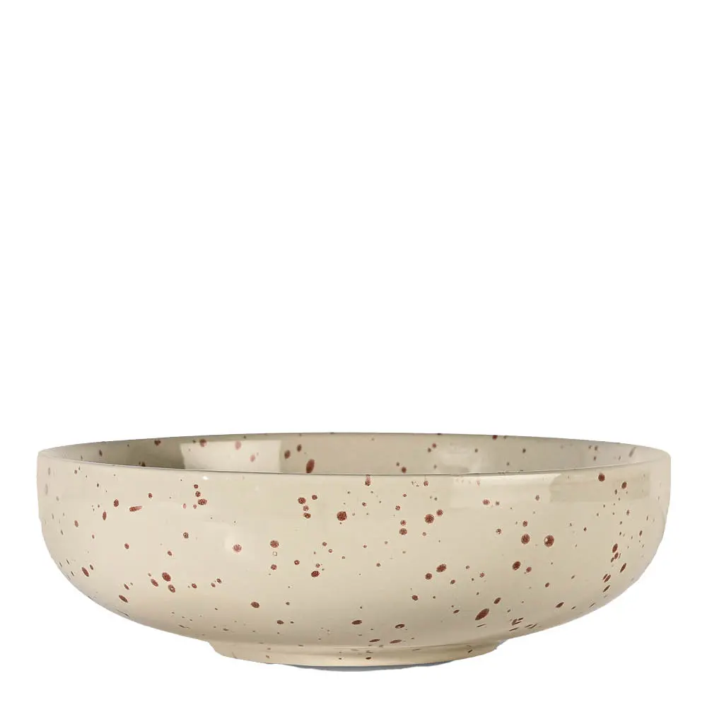 Ditte tarjoilukulho 21x7 cm beige/burgundi
