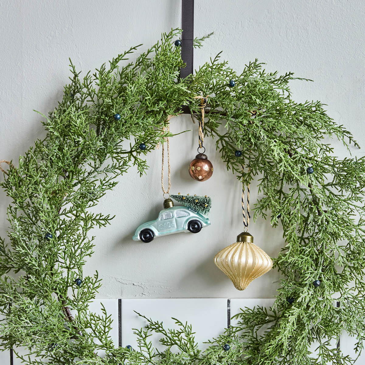 House Doctor Car Joulukoriste 10,5 cm Vaaleansininen