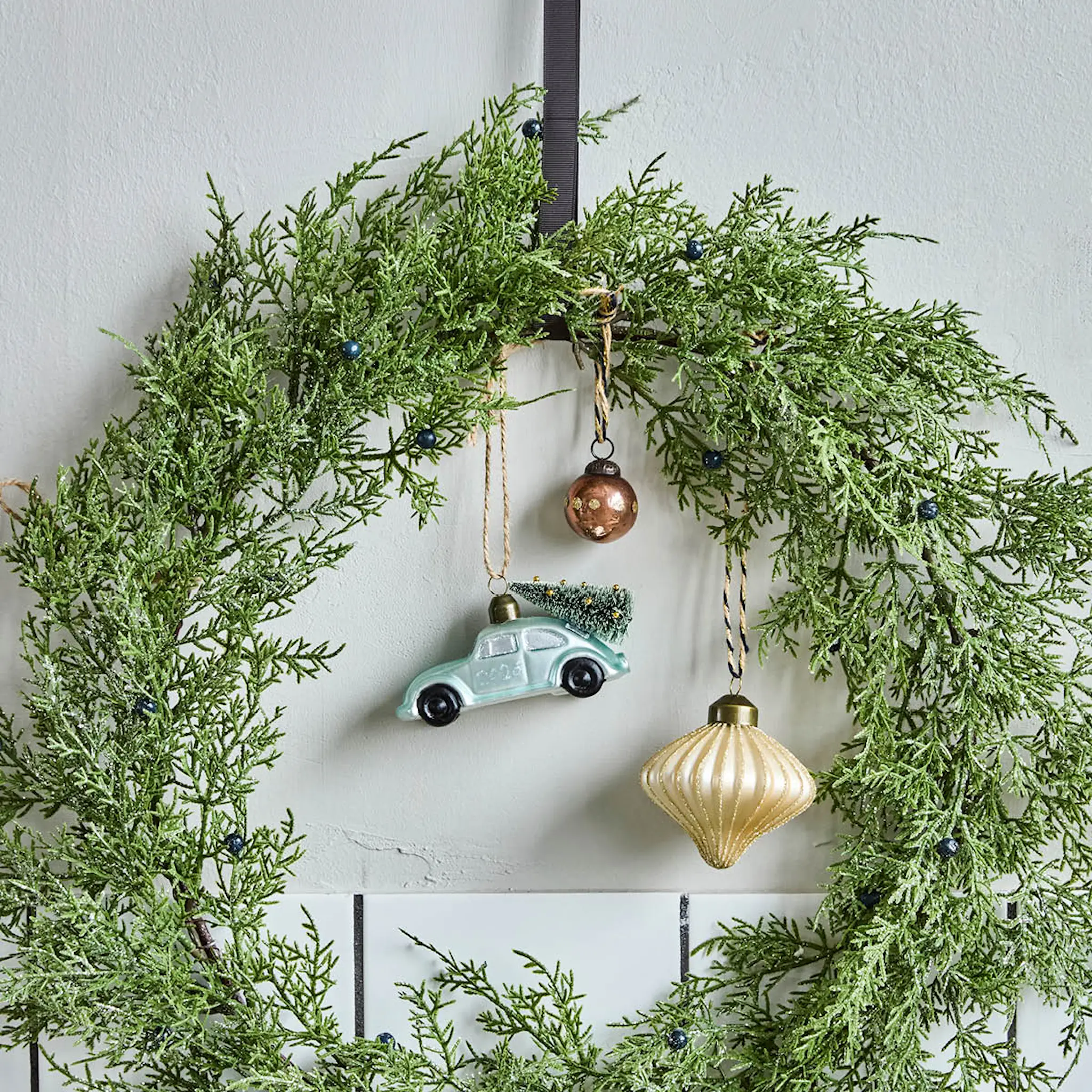 House Doctor Car Joulukoriste 10,5 cm Vaaleansininen