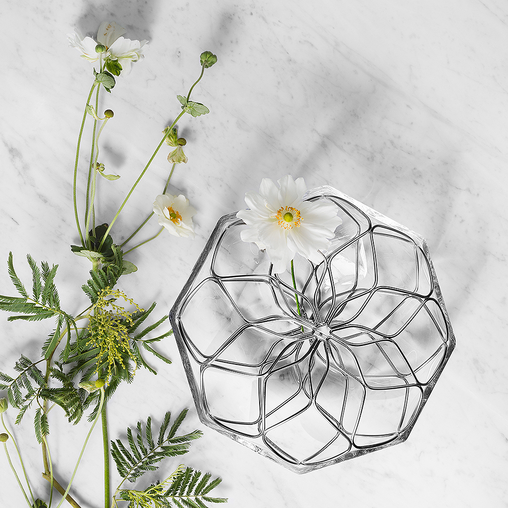 Kosta Boda Bloom klarglass vase 23x12,5 cm