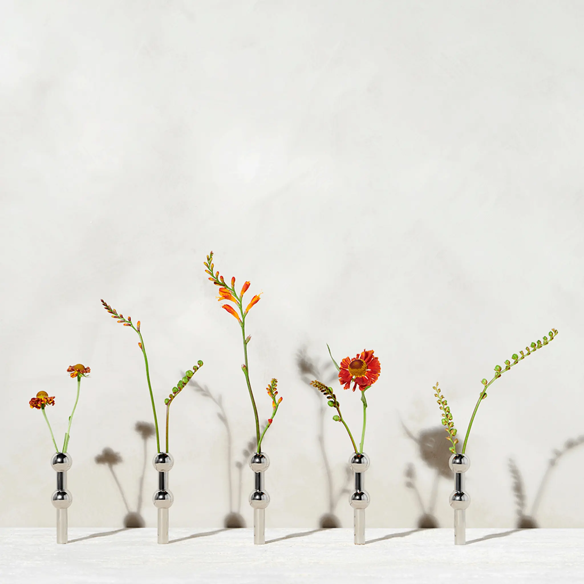 Stoff Nagel Stoff Nagel Maljakko 10 cm Kromi