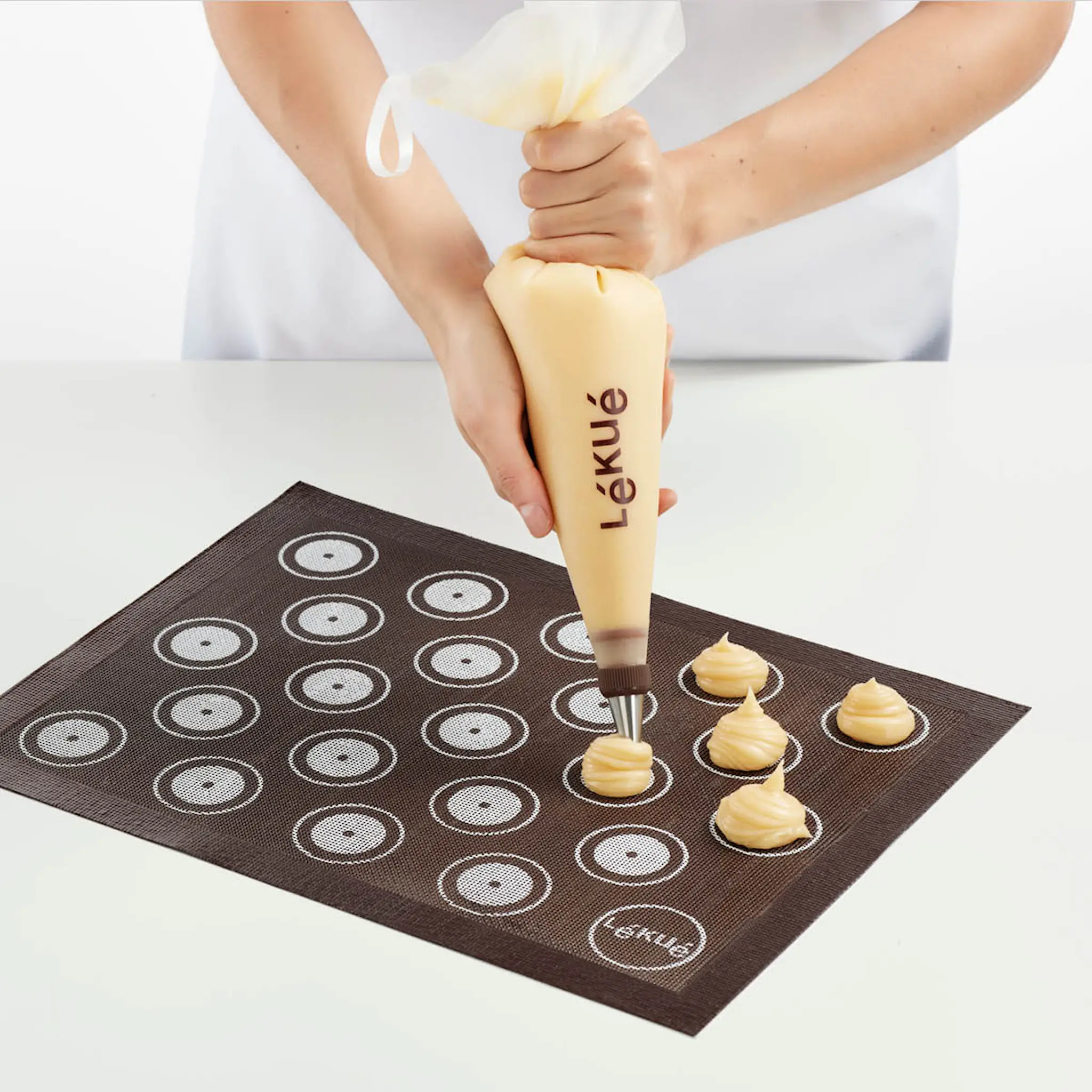 Lékué Spritsset 5 delar med 3 tyllar + koppling + spritspåse återanvändbar