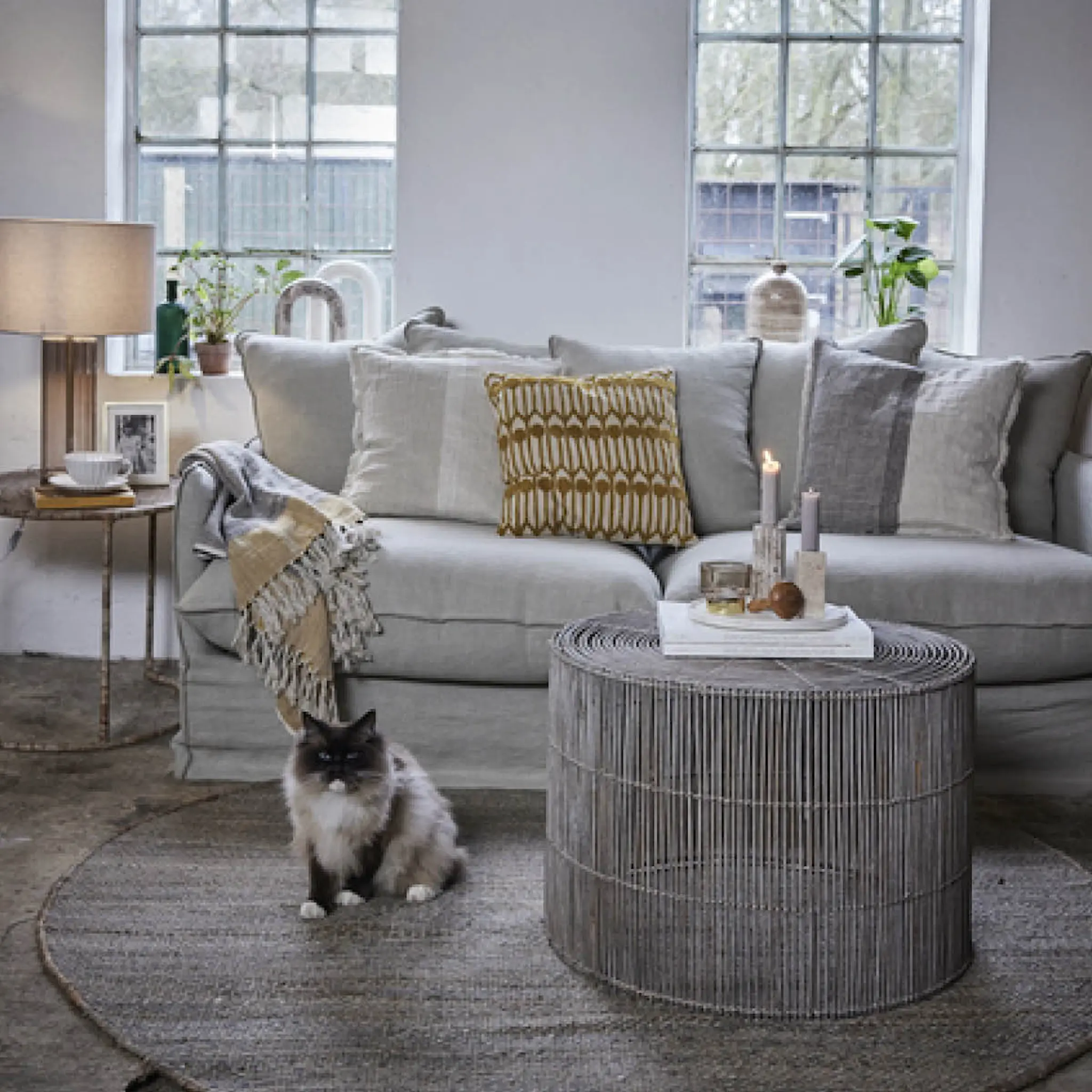 Lene Bjerre Ana Huopa 170x130 cm Harmaa