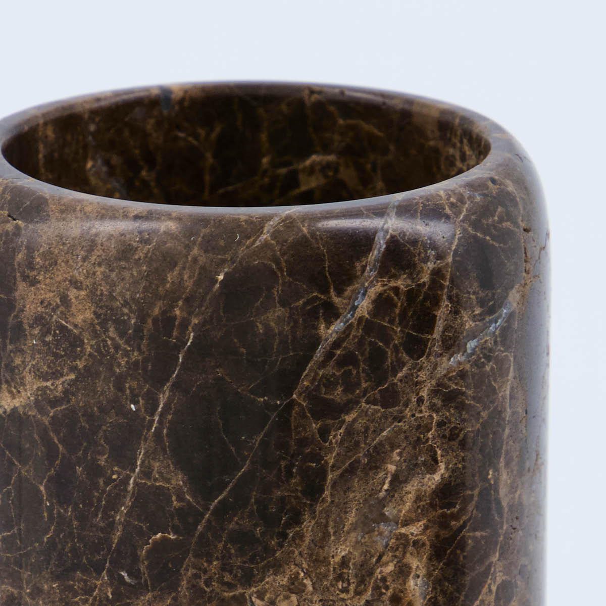 House Doctor Able tannbørsteholder 11,5x7,5 cm brun marmor