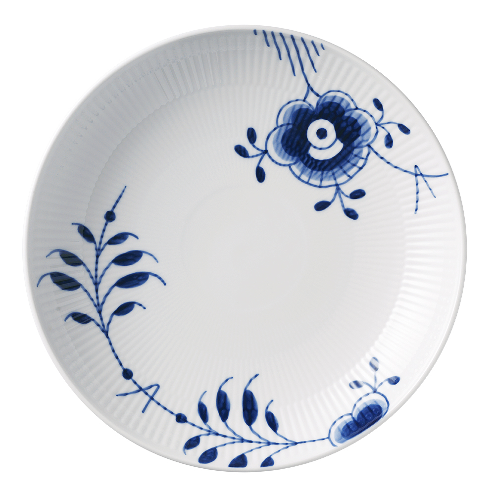 Royal Copenhagen - Blue Fluted Mega Syvä lautanen 25 cm