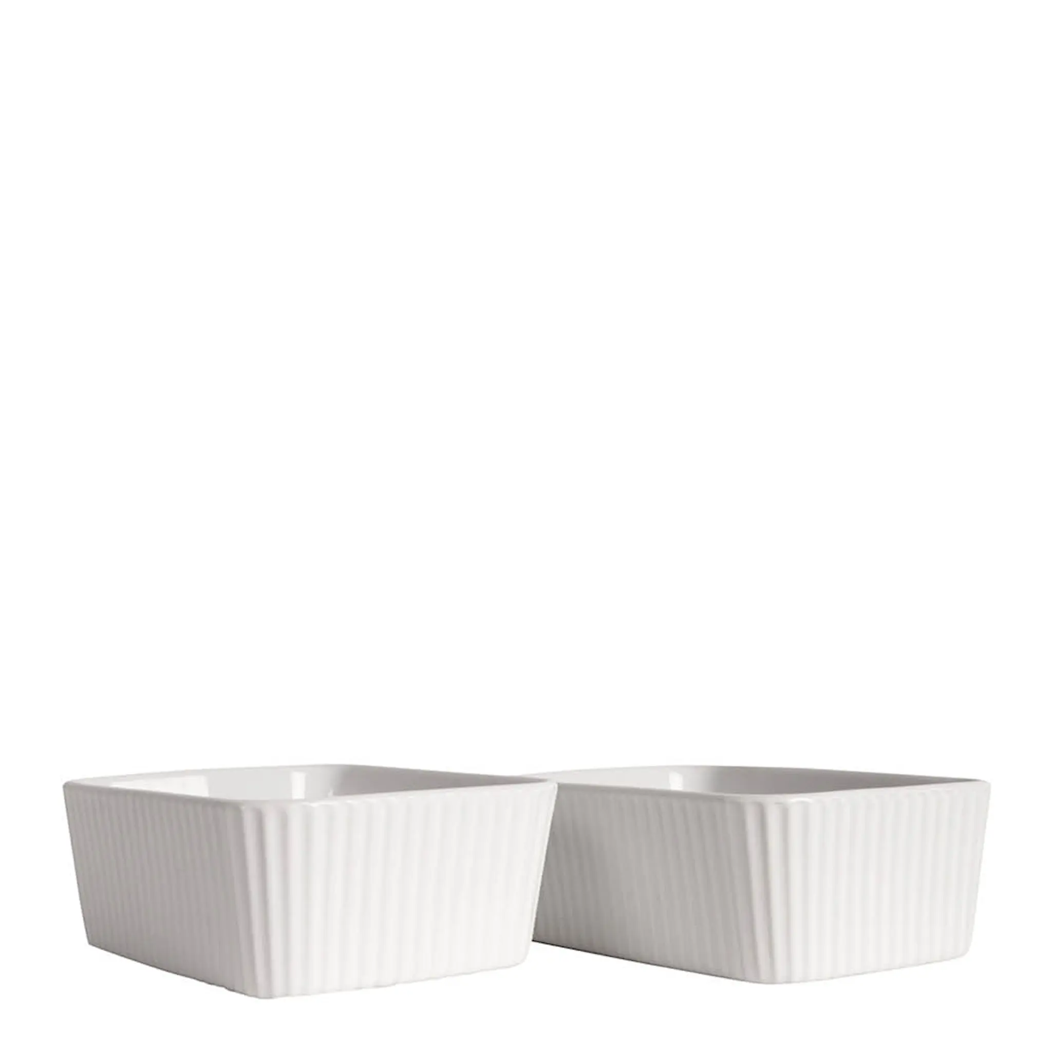 Sagaform Flora Ugnsformar 12 cm 2-pack Vit