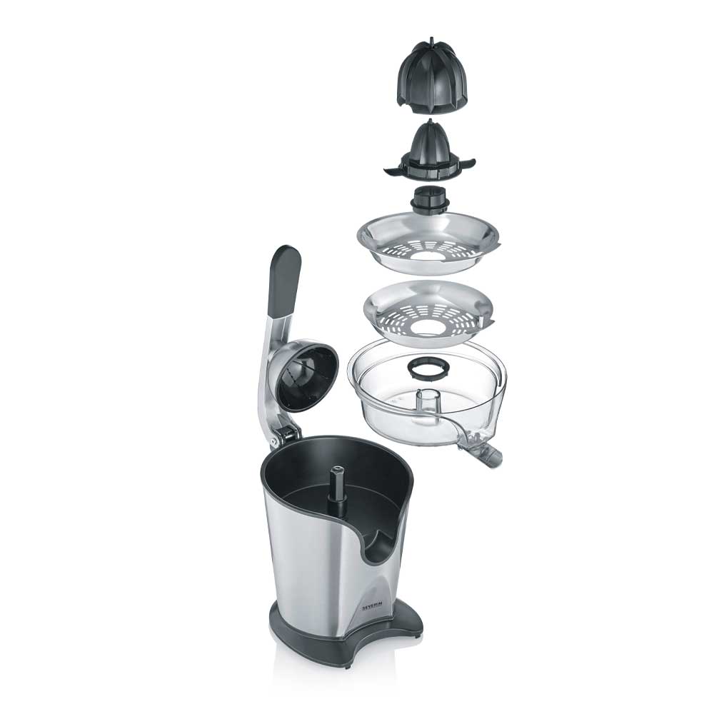 Severin Juicer med pressarm CP3544 160W svart/silver