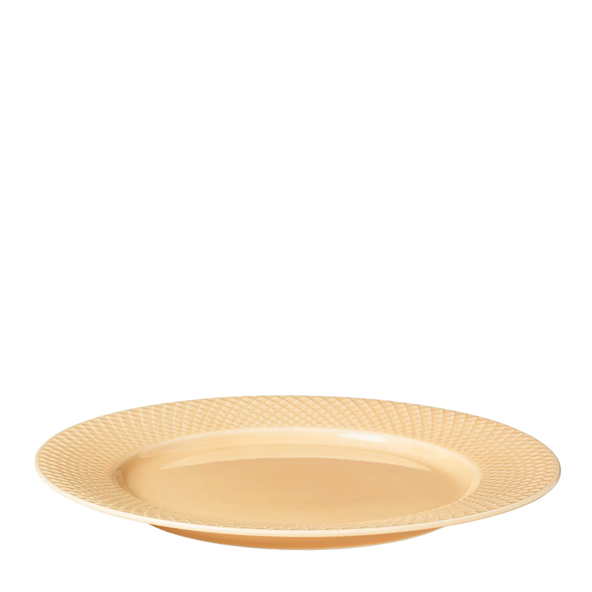 Lyngby Porcelæn Rhombe Color Tallrik 27 cm Sand
