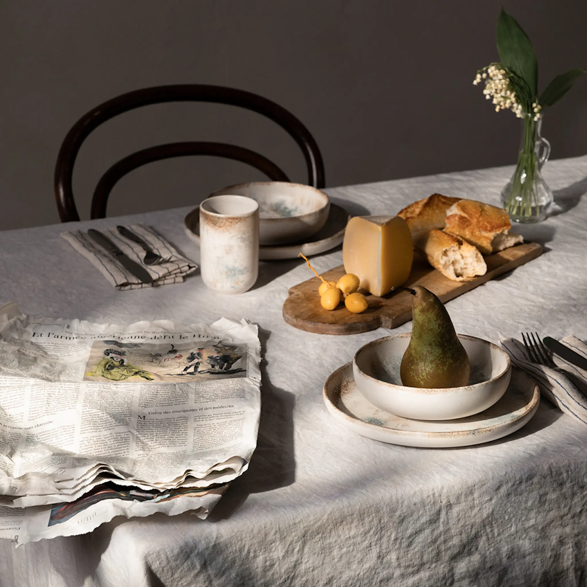 Magnor Palazzo tallrik 22 cm mörkblå/multi