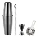 Sontell Silver barsett 4 delar 0,8 l/ 3/6 cl vit
