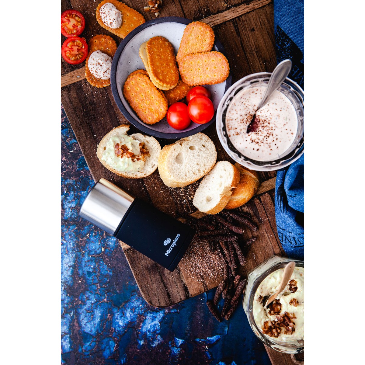 Microplane Muskotkvarn svart/stål