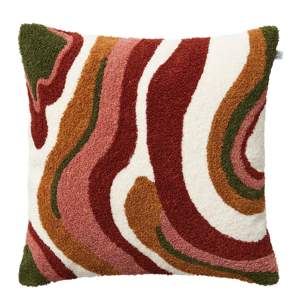 Sagar tyynynpäällinen pellava/puuvilla 50x50 cm Multi/Rust/Rose