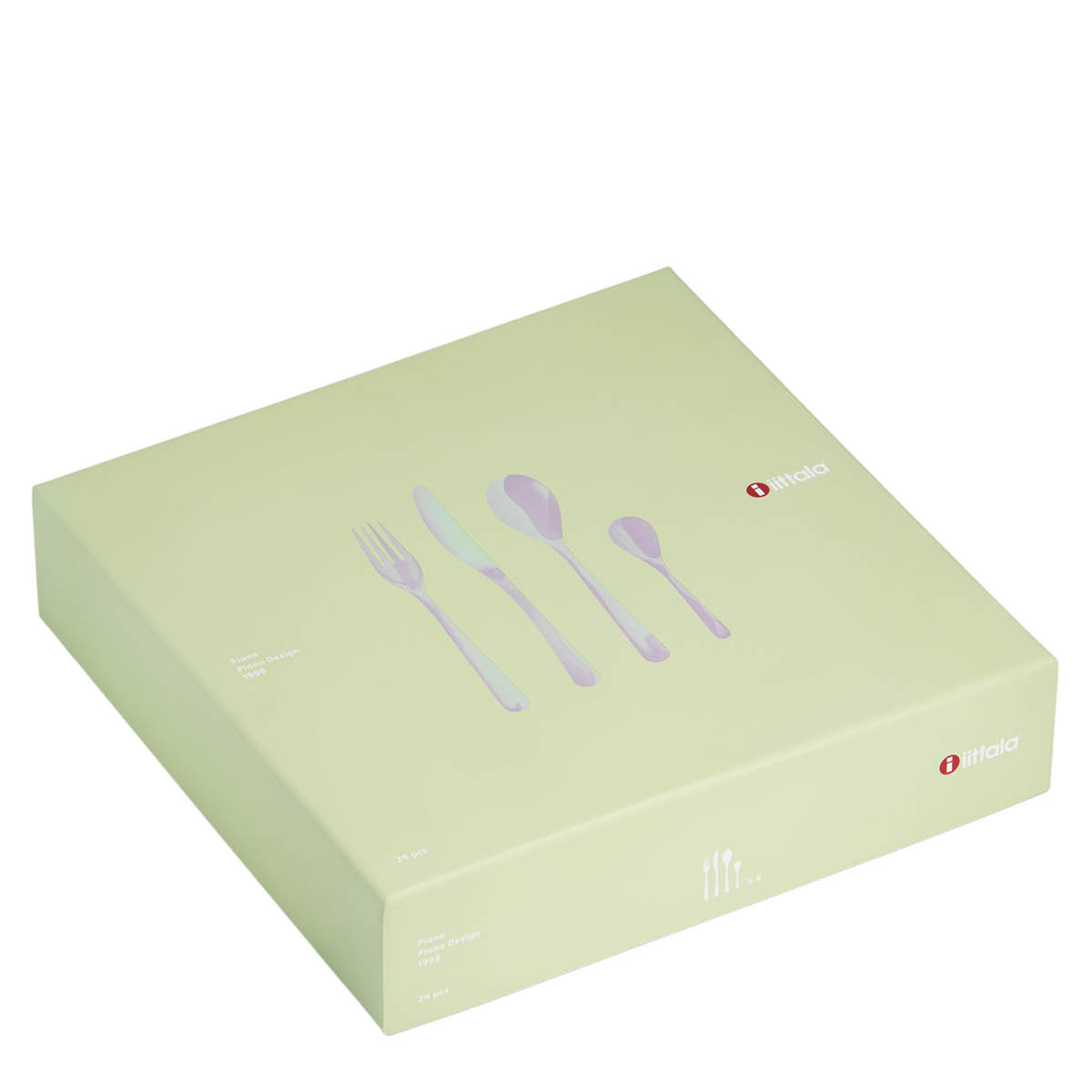 iittala Piano Dessertset 12 delar Blank