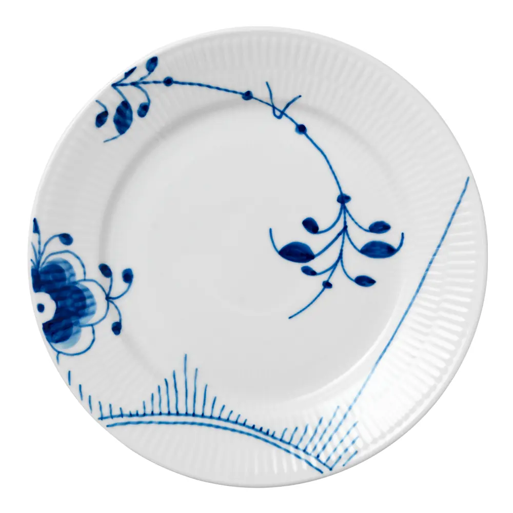 Blue Fluted Mega Lautanen 22 cm kuvio 2