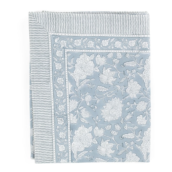 Indian Rose duk 150x350 cm dusty blue