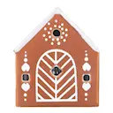 Pepparkakshus ljushus Lada LED 7,5 cm brun