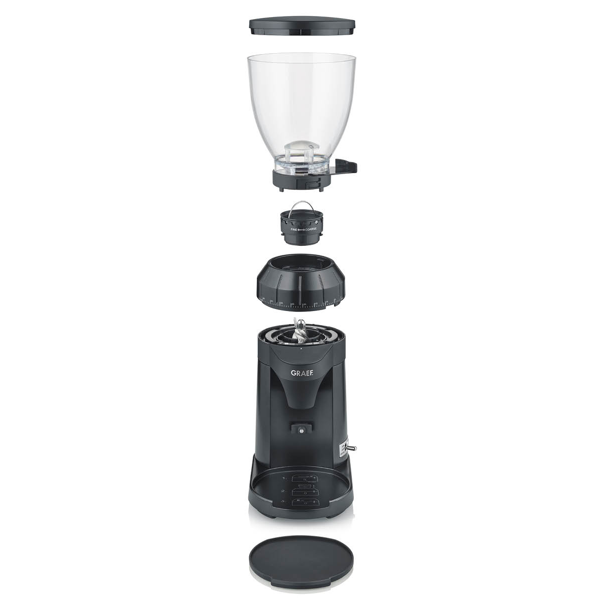 Graef Kaffekvarn CM8002 elektrisk 350g matt svart