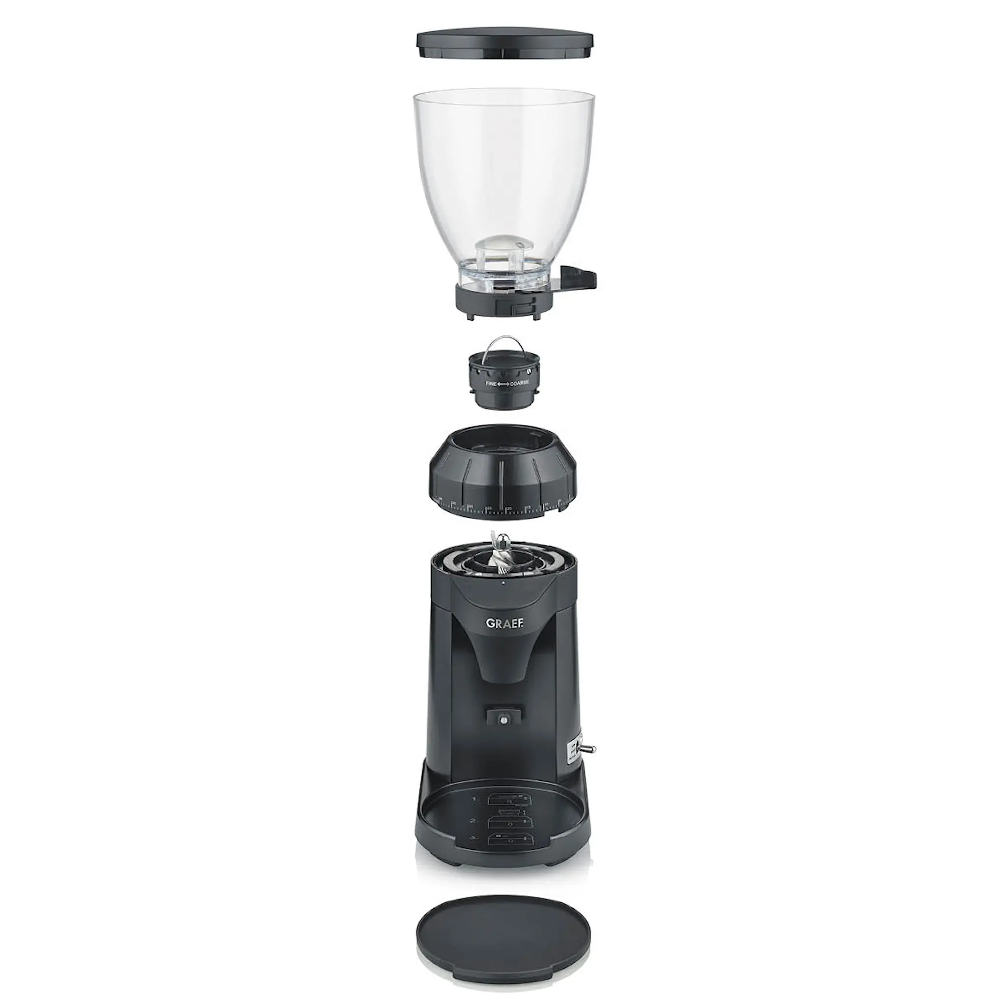 Graef Kaffekvarn CM8002 elektrisk 350g matt svart