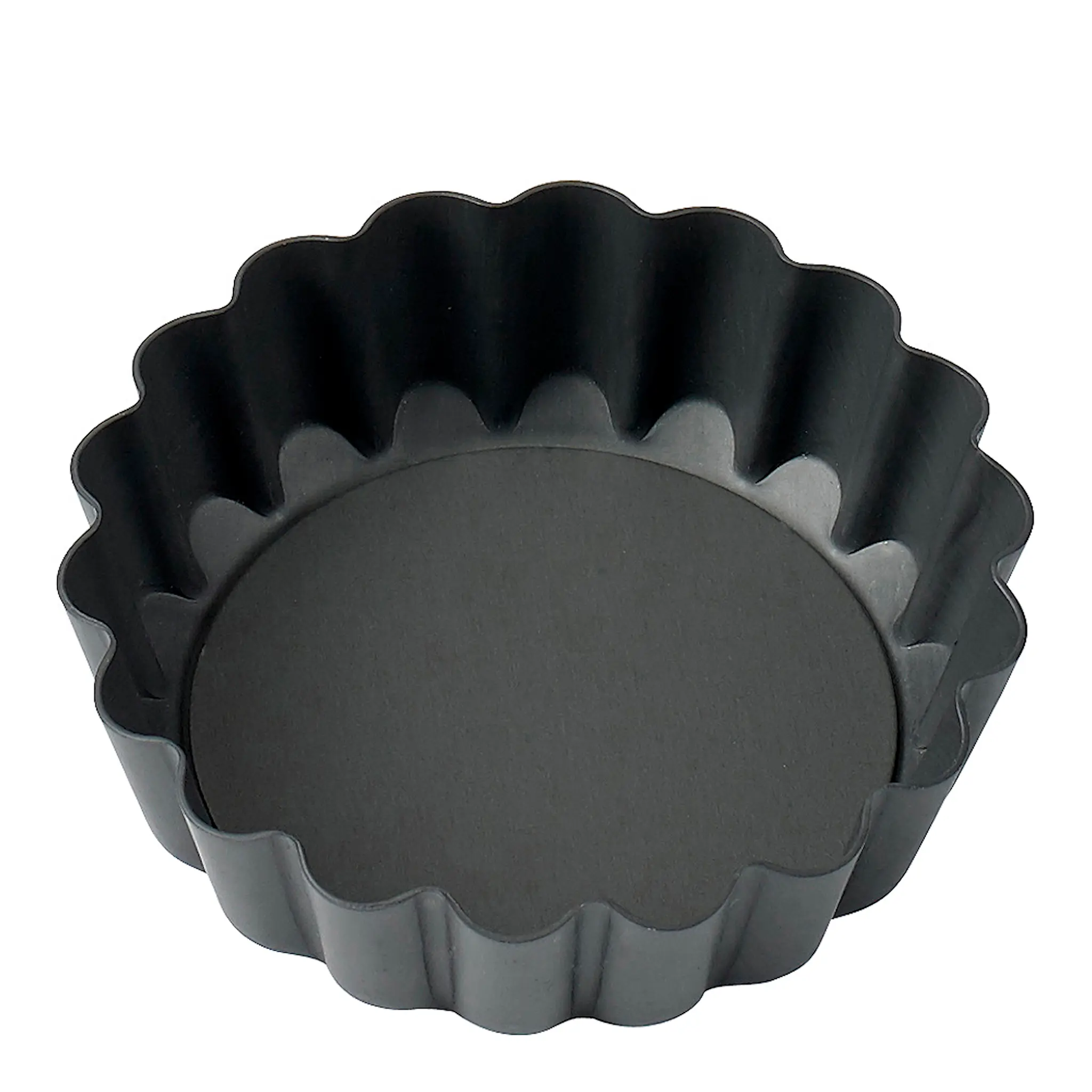 Blomsterberg Pajform lös botten 7 cm Svart