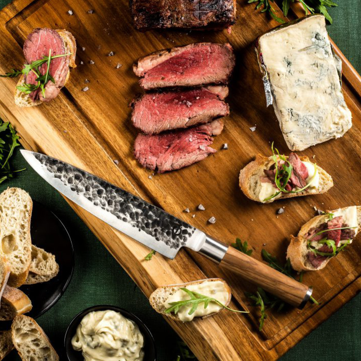 Forged Kokkekniv 33 cm olive