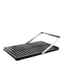 Hopfällbart diskställ 29×46 cm svart