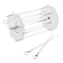 Grillspetthållare till rotisserie 31x18 cm rostfritt stål