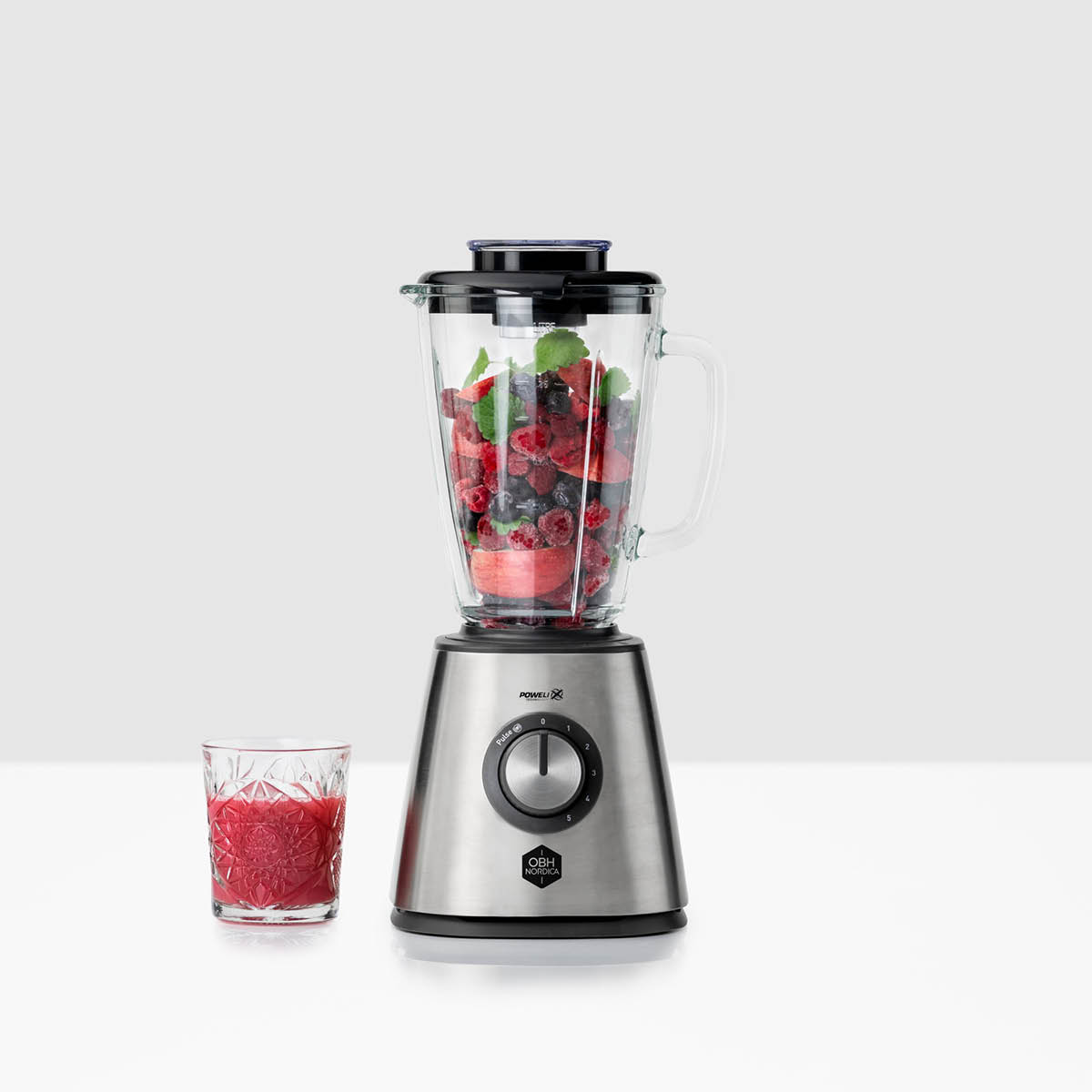 OBH Nordica Blendforce blender 1,25 L rustfritt stål