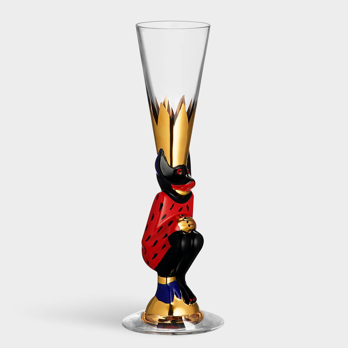 Orrefors Nobel snapsglass 4 cl rød