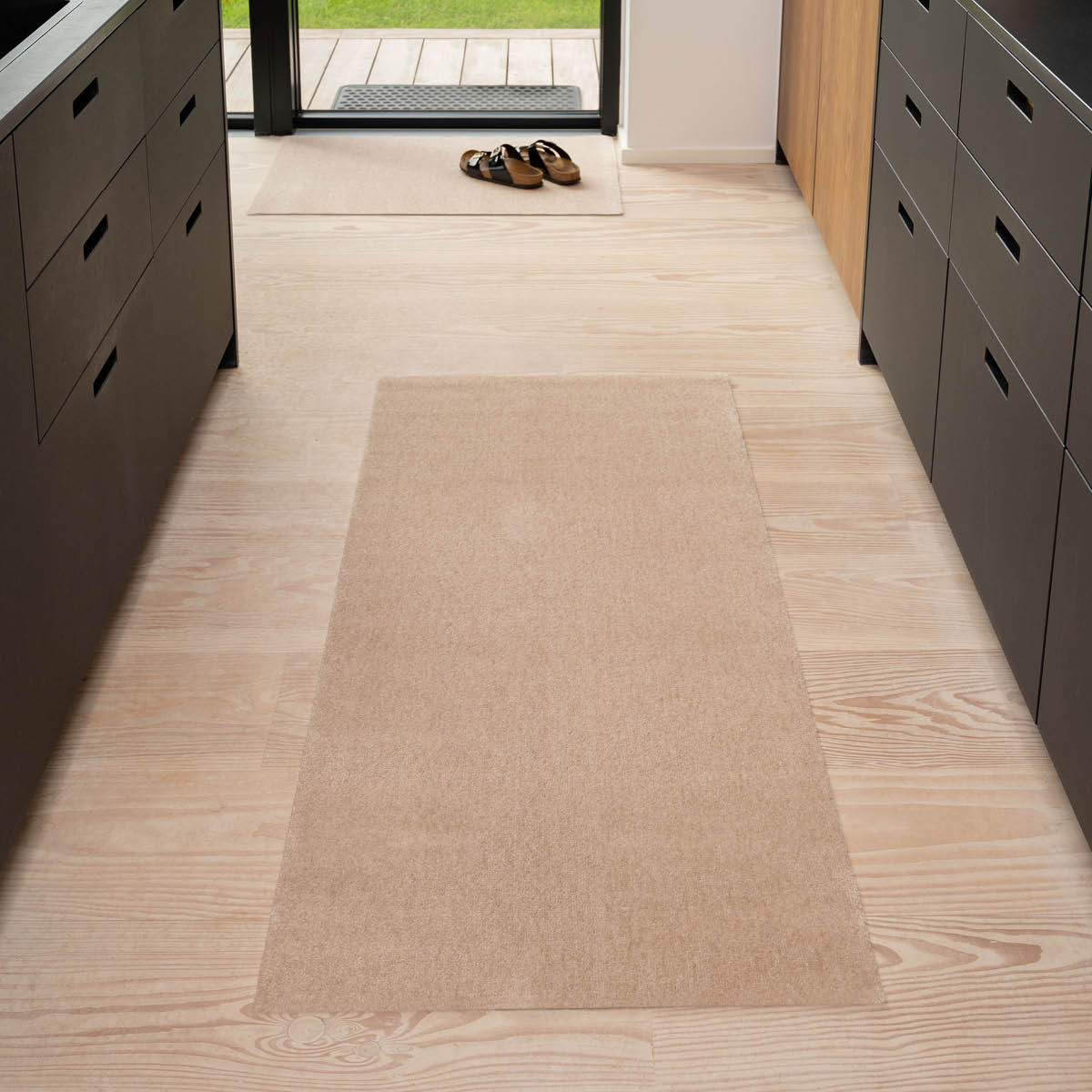 Tica Copenhagen Unicolor golvmatta 90x60 cm ivory