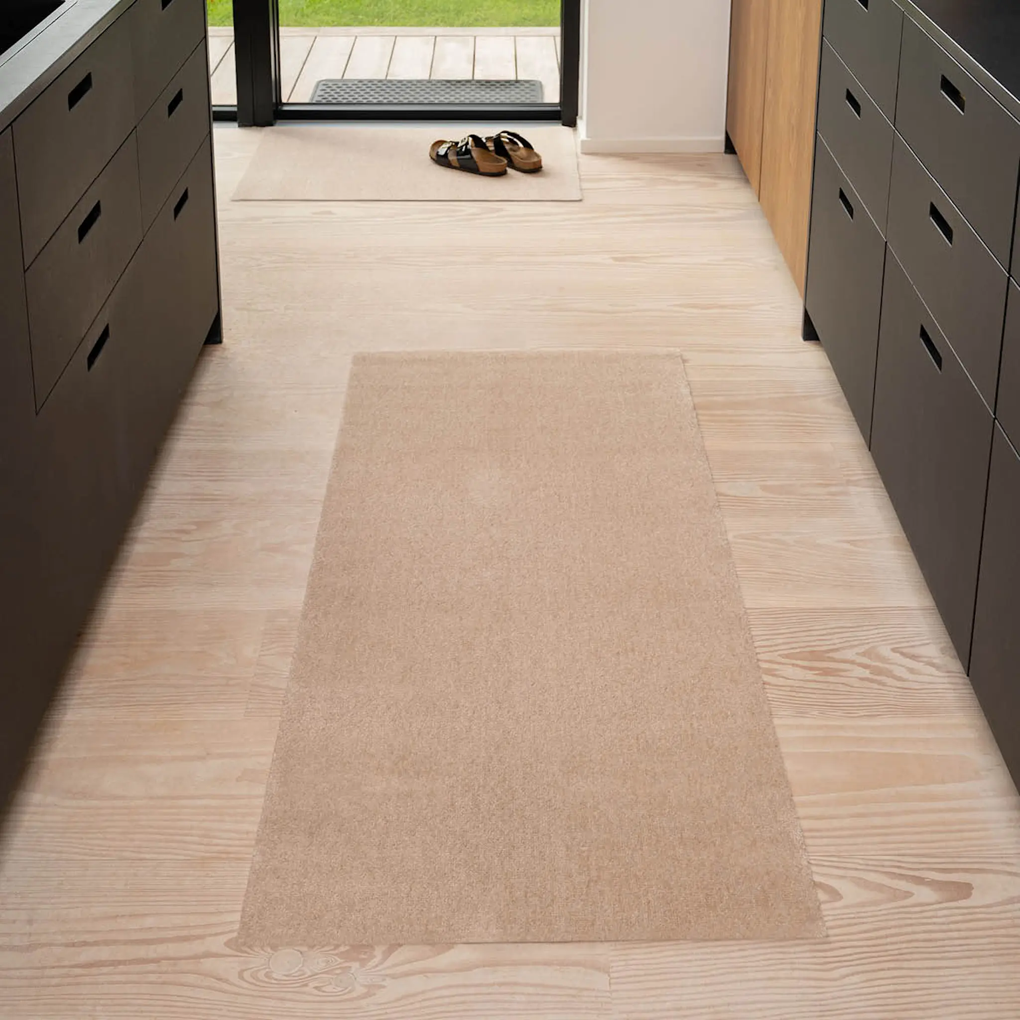 Tica Copenhagen Unicolor golvmatta 90x60 cm ivory