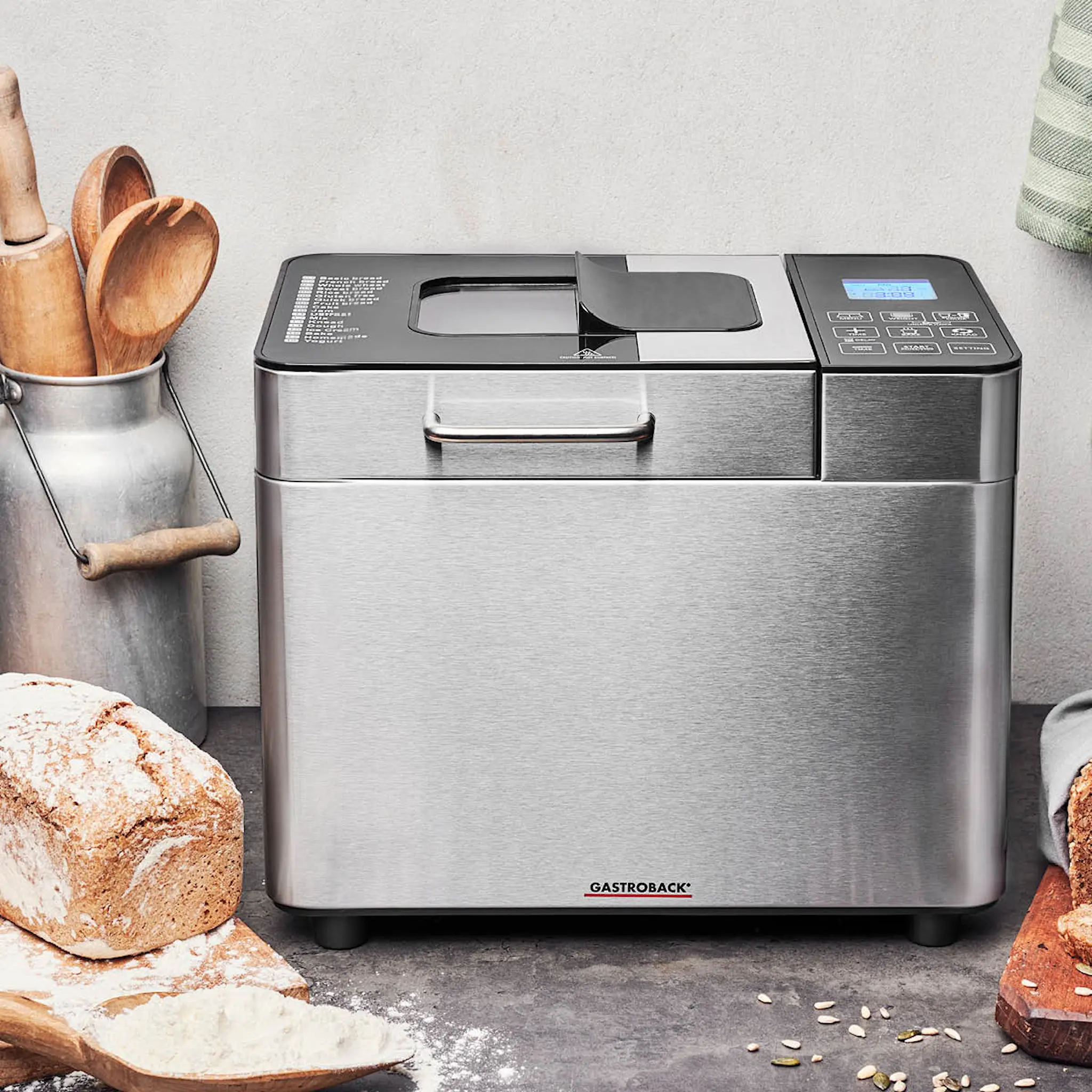 Gastroback Design Bread Maker Advanced bakmaskin stål