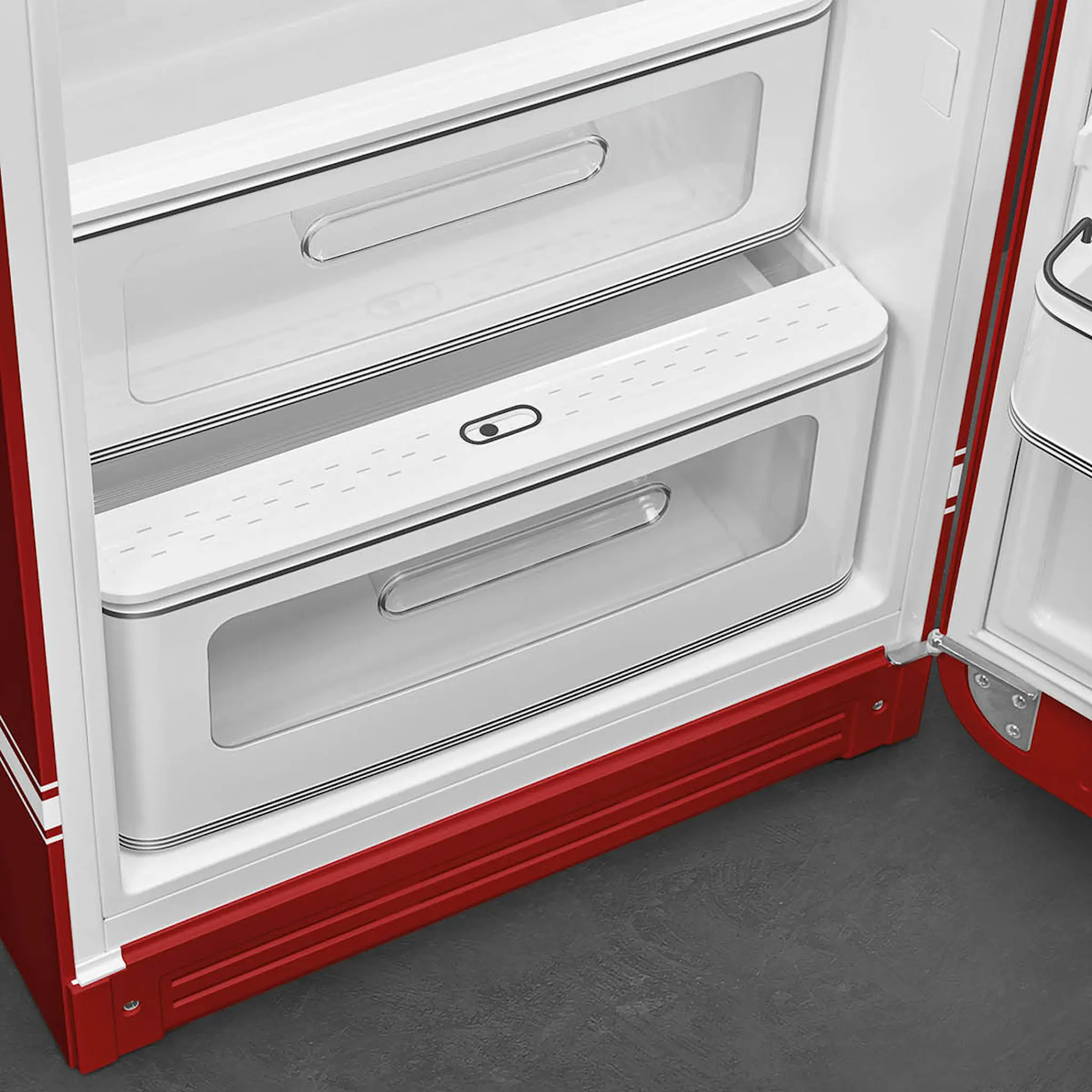 Smeg Smeg x Porsche kylskåp med frysfack Limited Edition Salzburg Red