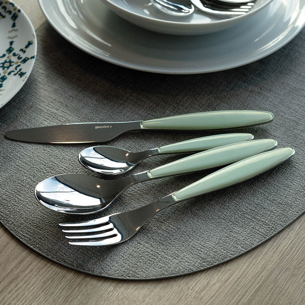 Guzzini Feeling kniv 22,5 cm akvamarin