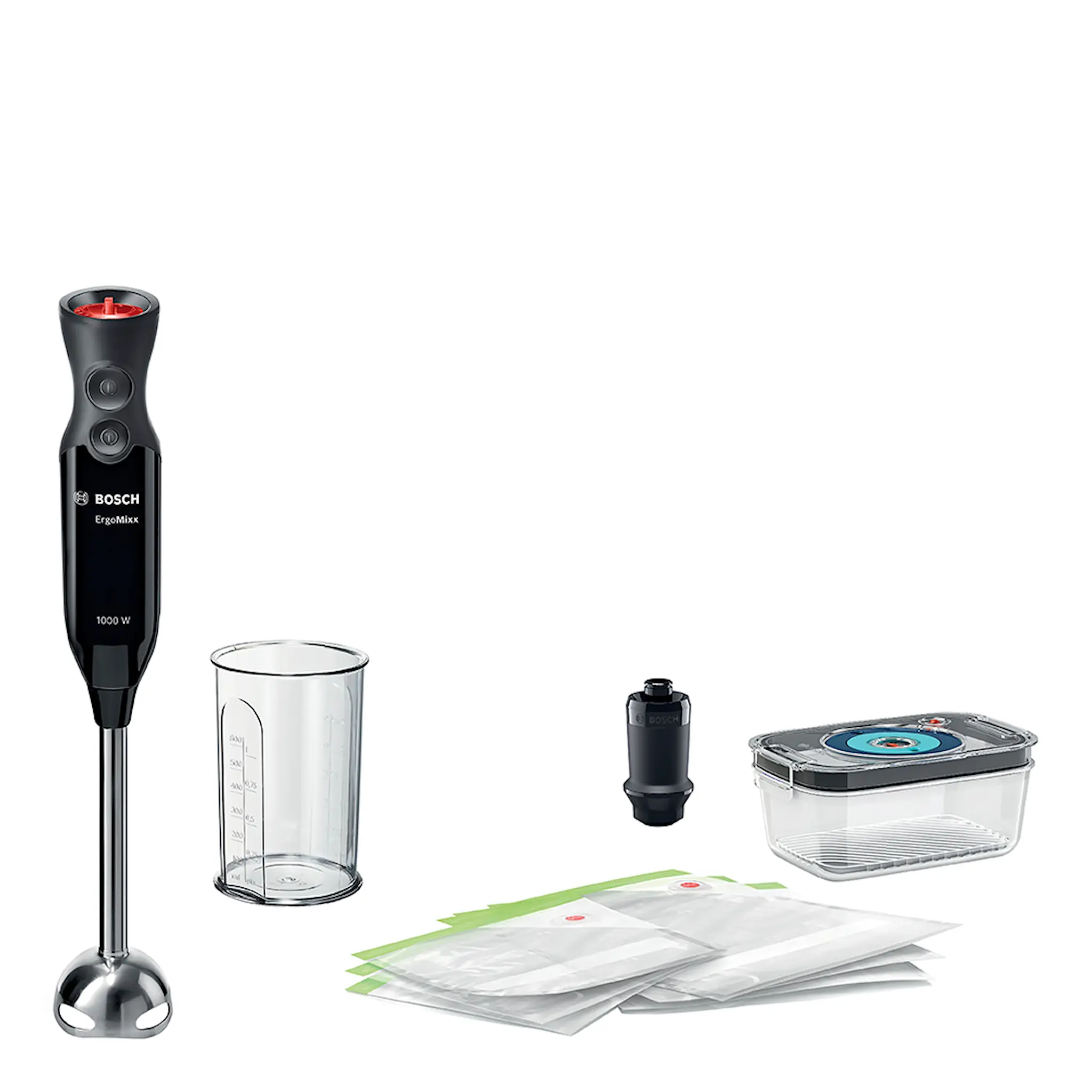 Bosch Bosch Stavmixer med Vakuum 1000 W MS6CB61V1
