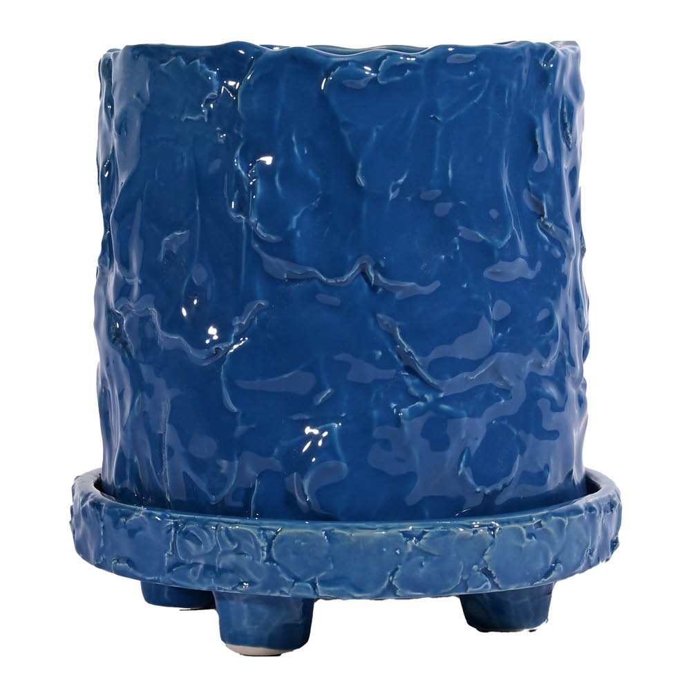 ByOn Muddy S kruka 17,5x18 cm blå