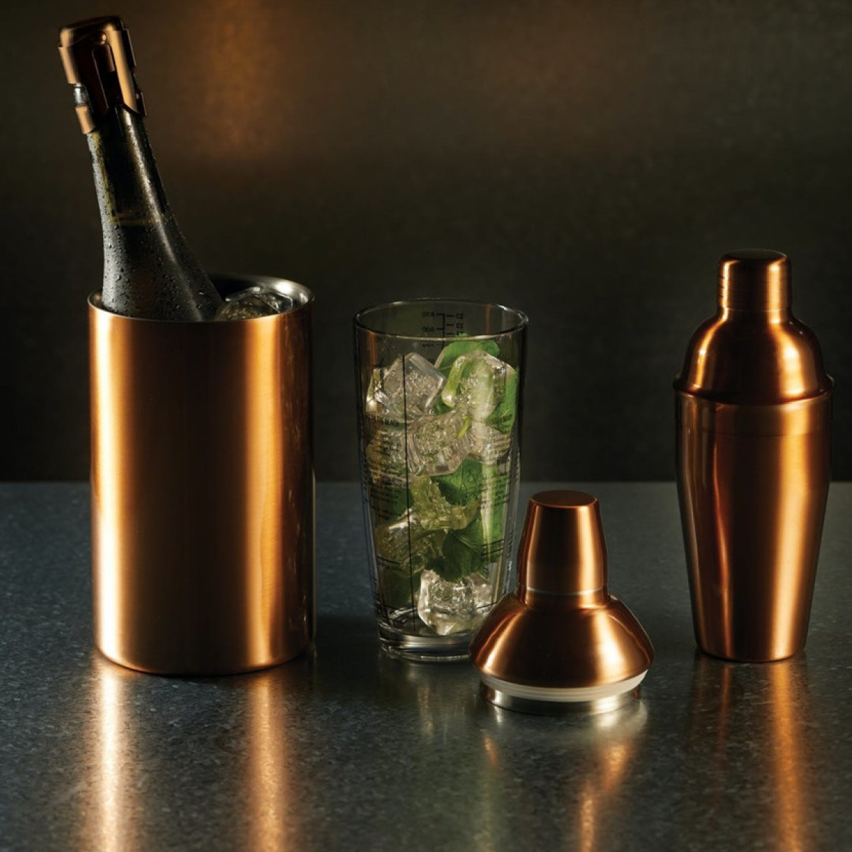 Barcraft Champagneförslutare 4 cm koppar