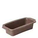 Bördform Silikon med stålkant 27,7 cm Brun