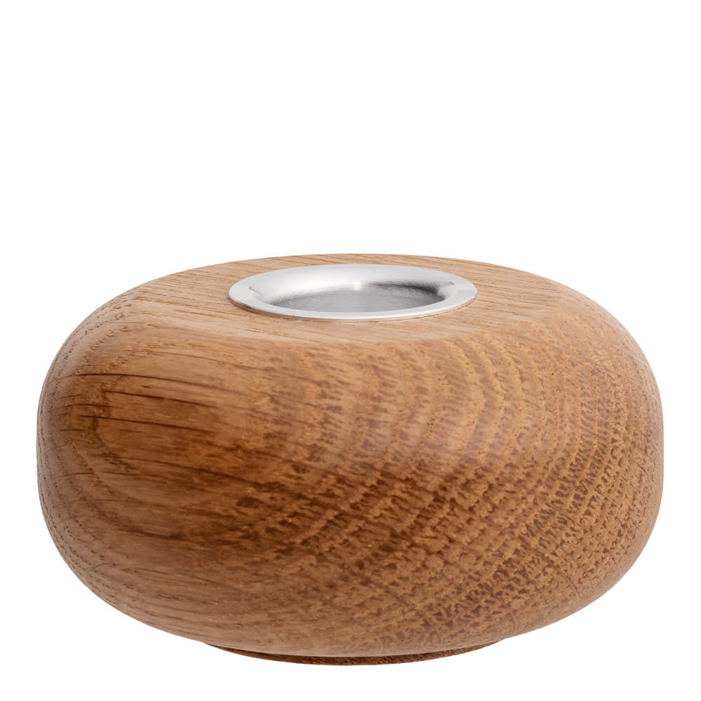 Aarikka Lilla knappen lysestake 4 cm eik