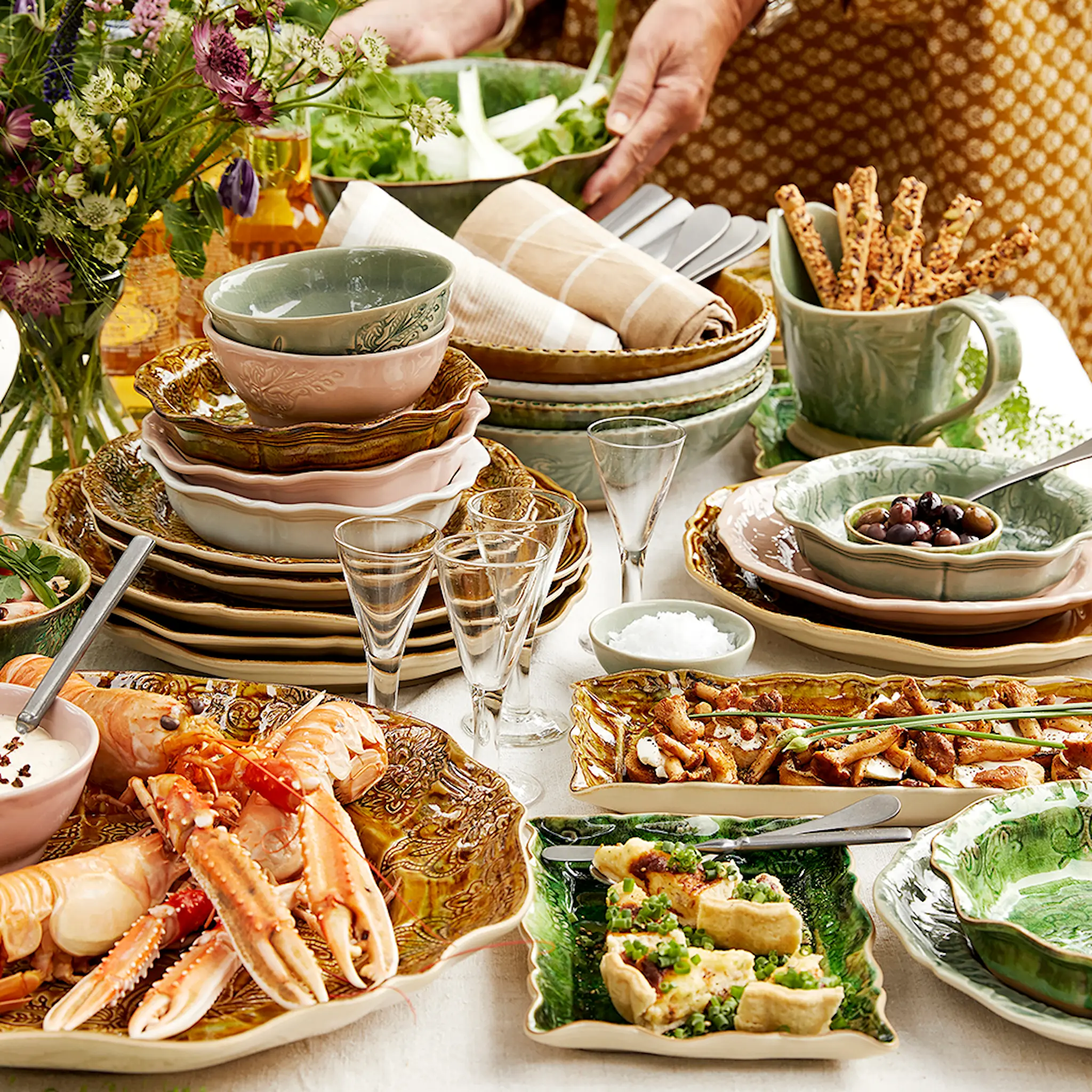 Sthål Arabesque Tallrik djup 24 cm Antique