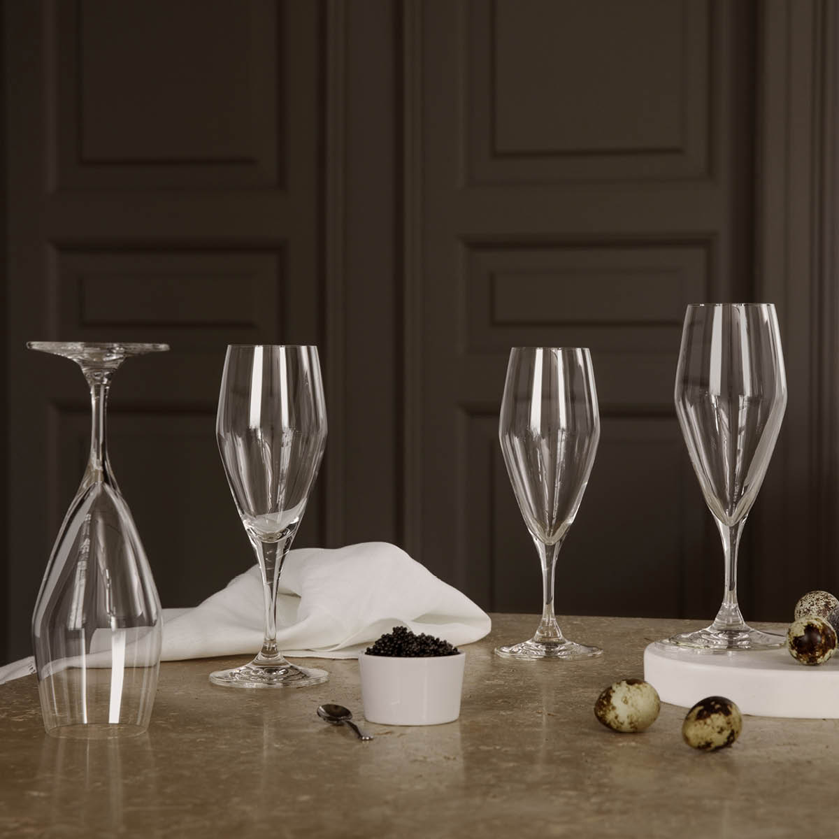 Holmegaard Perfection champagneglass 23 cl 6 stk