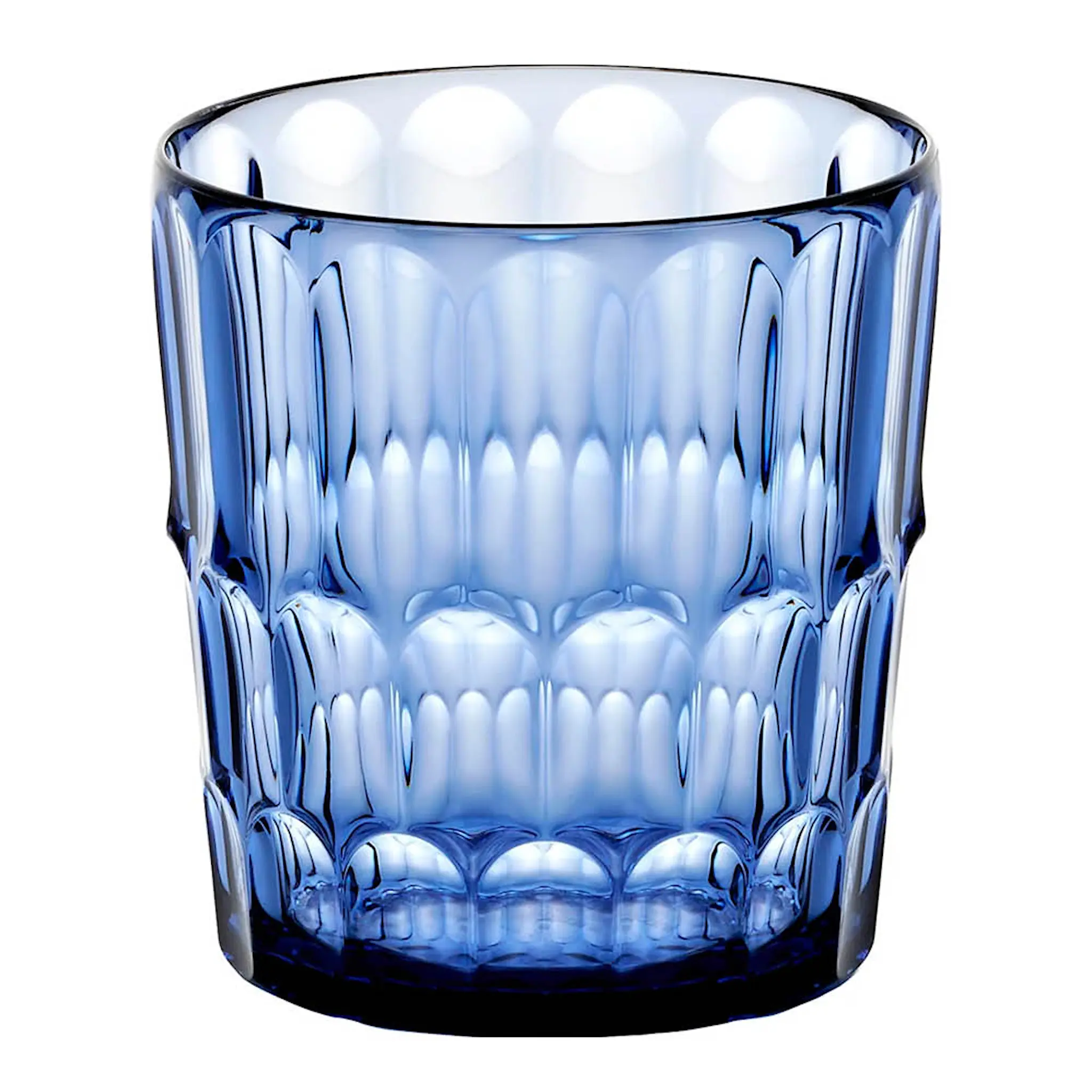 Guzzini Vanity tumbler låg 36 cl bioplast Mönster 2 Denim blue