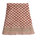 Cypress rund linneduk 220 cm röd