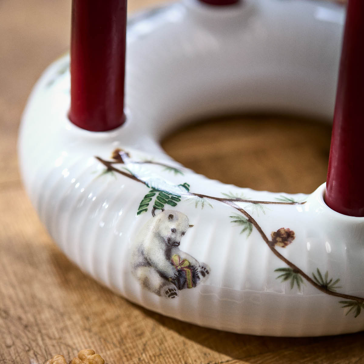 Kähler Hammershøi Christmas adventtikynttilänjalka 21,5 cm valkoinen