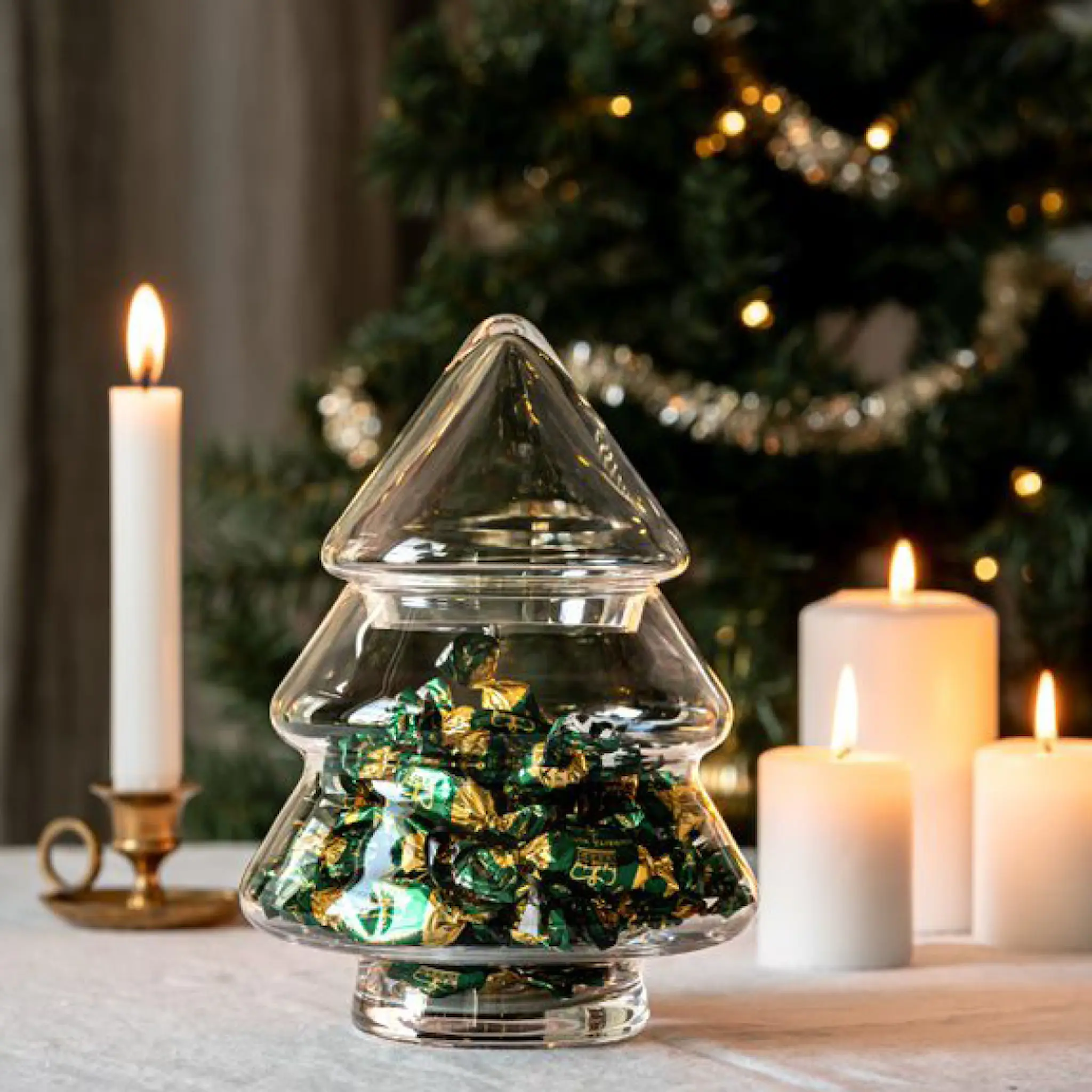 Muurla Lasipurkki kuusi 20 cm