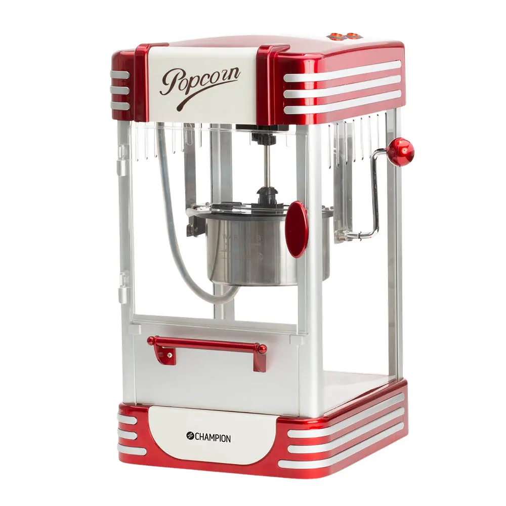 Retro popcornmaskin XL PCM406 rød metallic