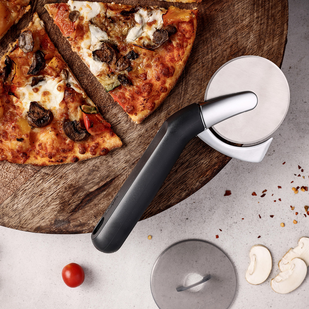 Zyliss Cutting pizzaskärare grå