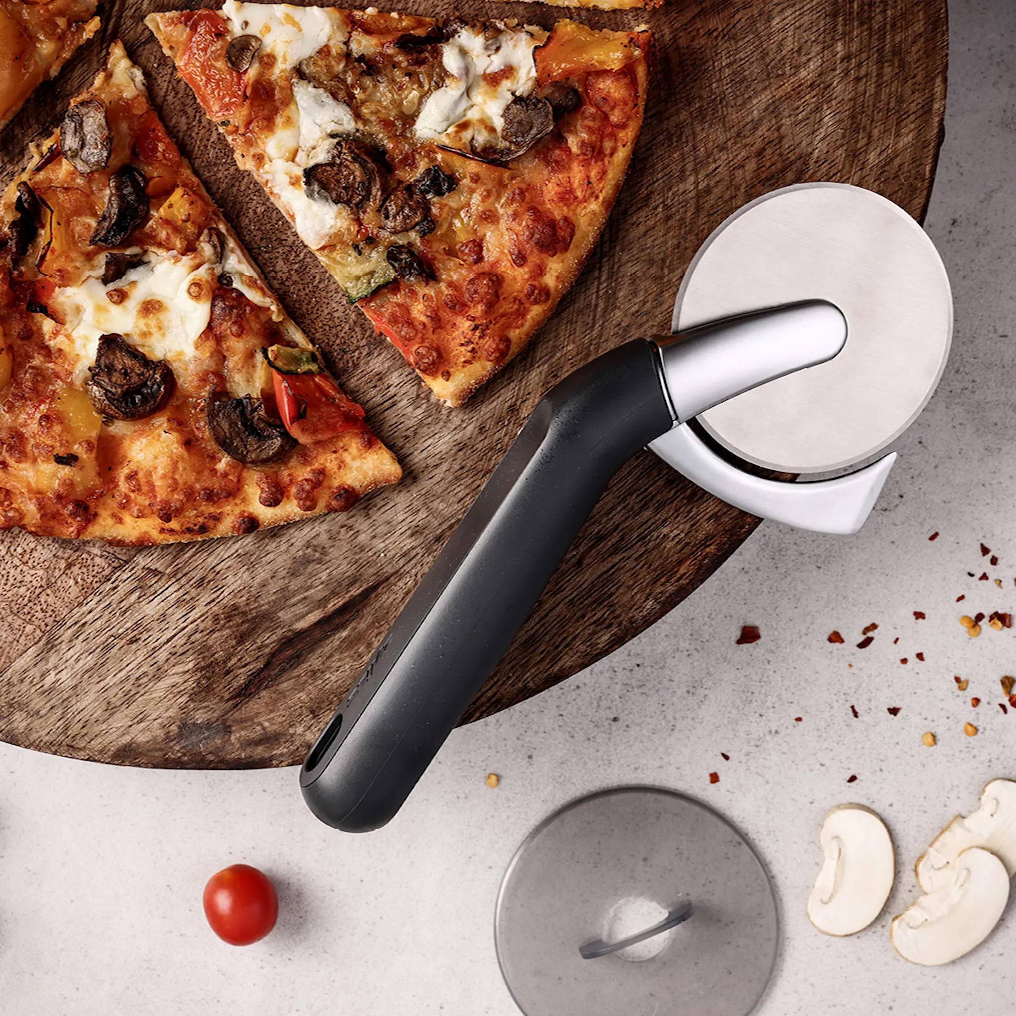 Zyliss Cutting pizzaskärare grå